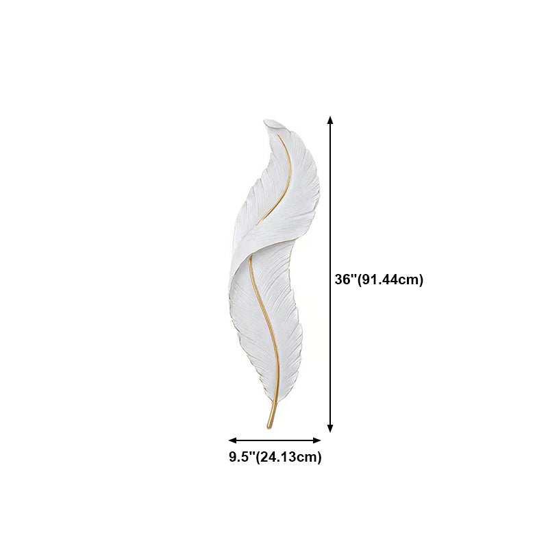 Modern Wall Lamp Household Feather Wall Mount Lighting for Sitting Room