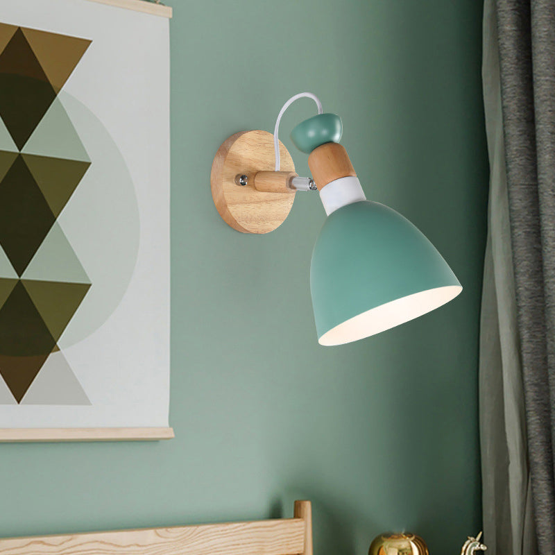 Geometric Wall Mounted Lamps Modern Style Metal 1 Light Wall Light Sconces