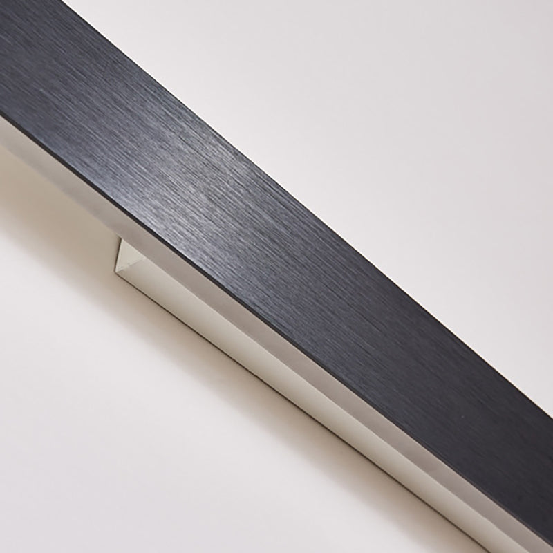 Metal Linear Shape Wall Light Modern Style 1-Light Wall Light Sconce