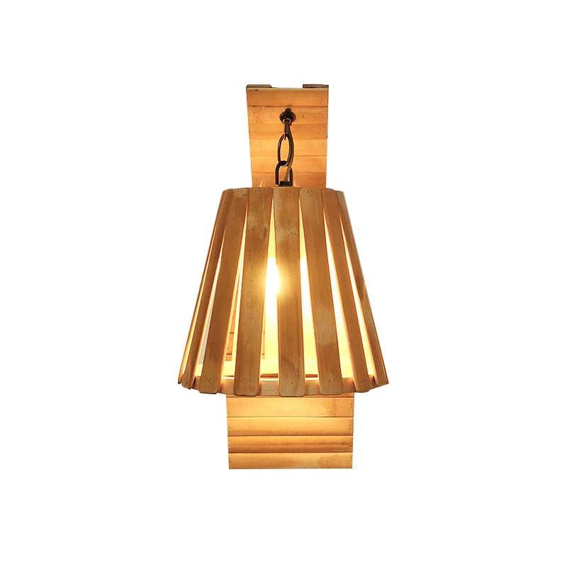 Modern Creative Wall Light Bamboo Wall Sconce Light for Living Room