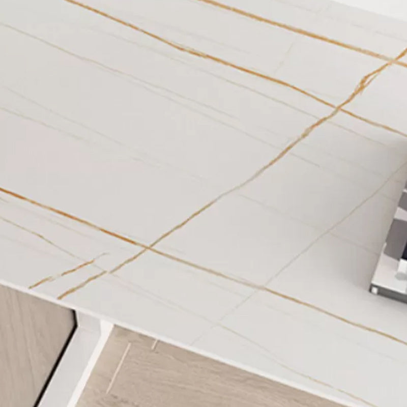 Stone Bar Dining Table Modern Bar Table with Double Pedestal for  Dining Room Kitchen