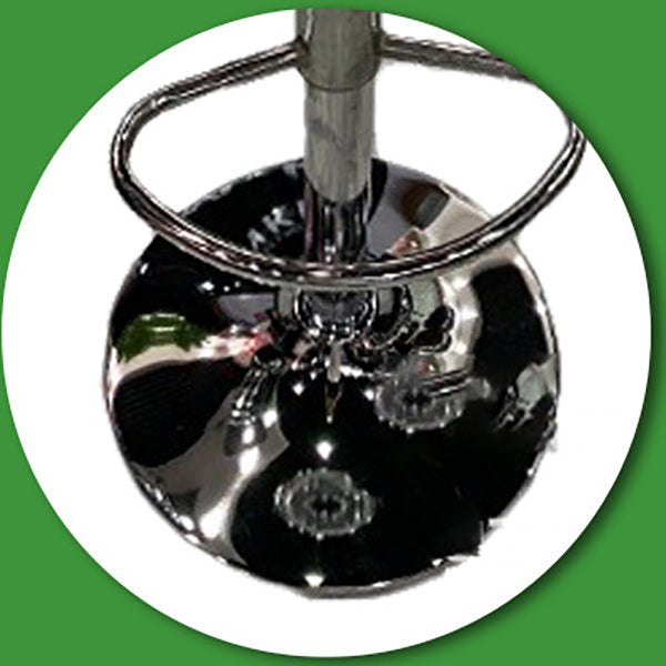 Contemporary Style Liftable Bar-stool PU Leather Counter Bar Stool with Metal Legs