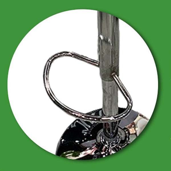 Contemporary Style Liftable Bar-stool PU Leather Counter Bar Stool with Metal Legs