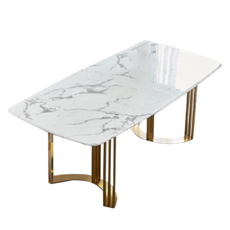 Nordic 1/2/7/9 Pieces Dining Set Rectangle Stone Dining Table for Dining Room