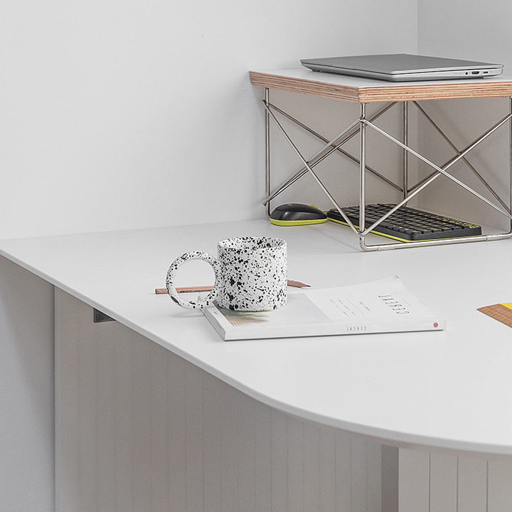 Wood Top Dining Table Traditional Luxury Dining Table with White Sled Base