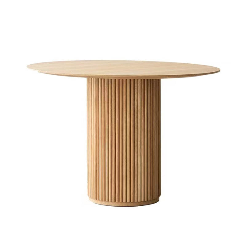 Modern Style Round Dining Table Solid Wood Dining Table for Home