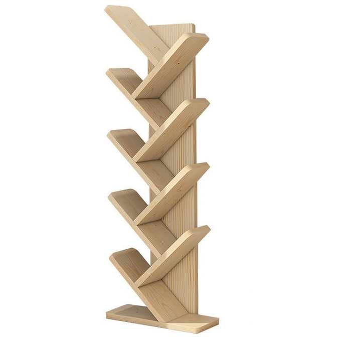 7.87"W Bookshelf Closed Back Contemporary Style Bookcase for Office Home