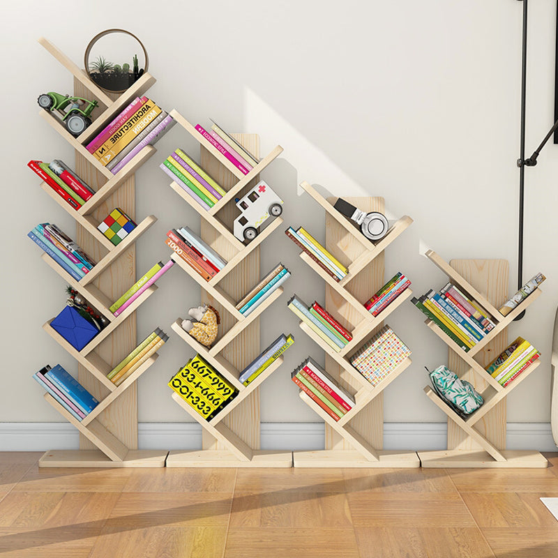 7.87"W Bookshelf Closed Back Contemporary Style Bookcase for Office Home