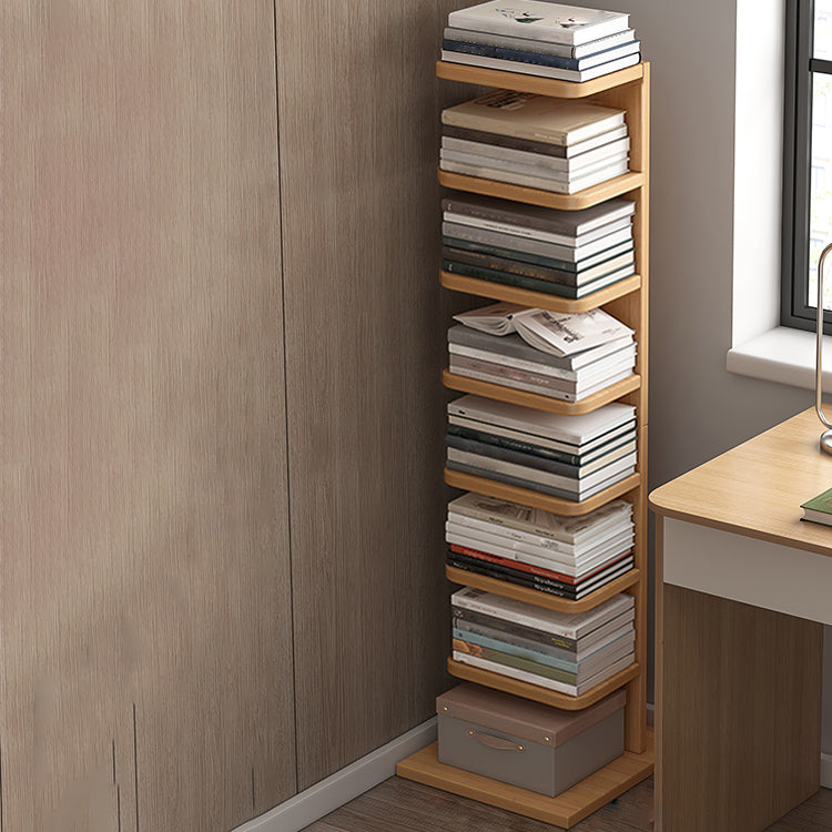 13.78"W Bookshelf Contemporary Style Bookcase for Home and Office