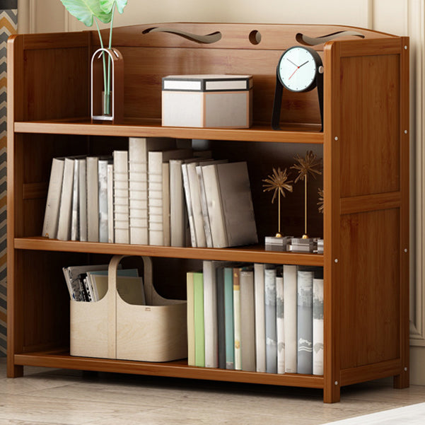 Brown Color Modern Style Bookshelf Engineer Wood Bookcase for Home