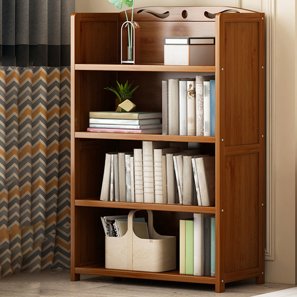 Brown Color Modern Style Bookshelf Engineer Wood Bookcase for Home