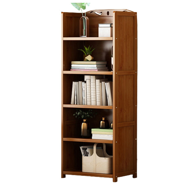 Brown Color Modern Style Bookshelf Engineer Wood Bookcase for Home