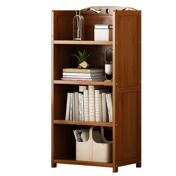 Brown Color Modern Style Bookshelf Engineer Wood Bookcase for Home
