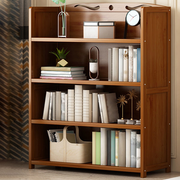 Brown Color Modern Style Bookshelf Engineer Wood Bookcase for Home