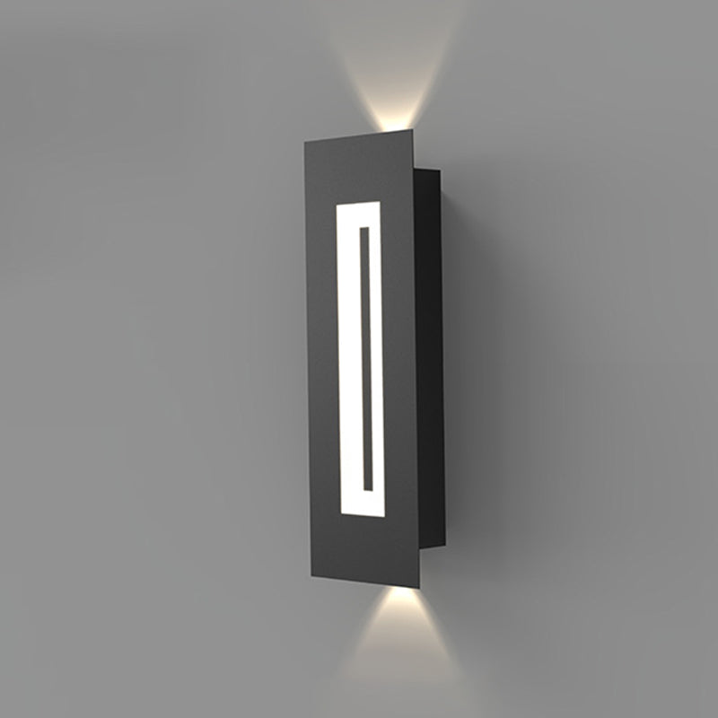 Metal Geometric Wall Light Nordic Black LED Wall Sconce for Living Room