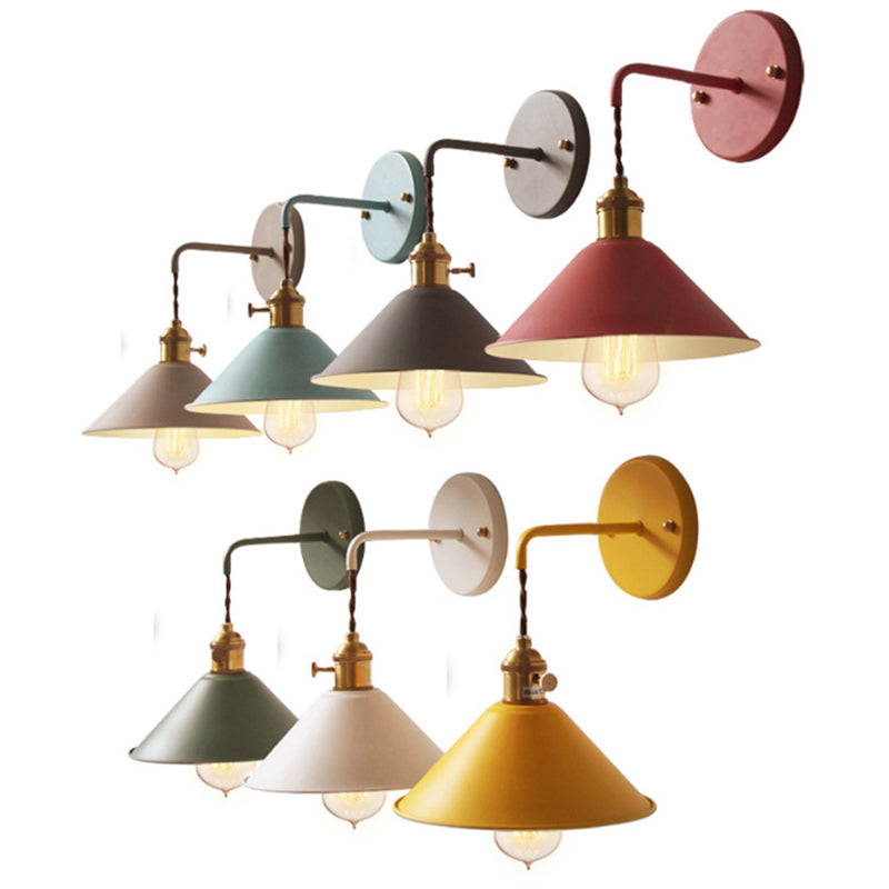 Modern Wall Lamp Household Colorful Metal Wall Mount Lighting for Sitting Room