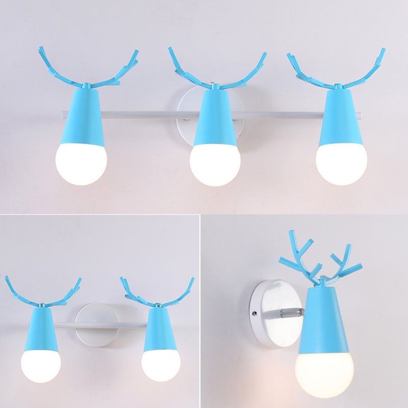 Mehrfarbige Wandleuchte, nordische, minimalistische Wandleuchte für Schlafzimmer