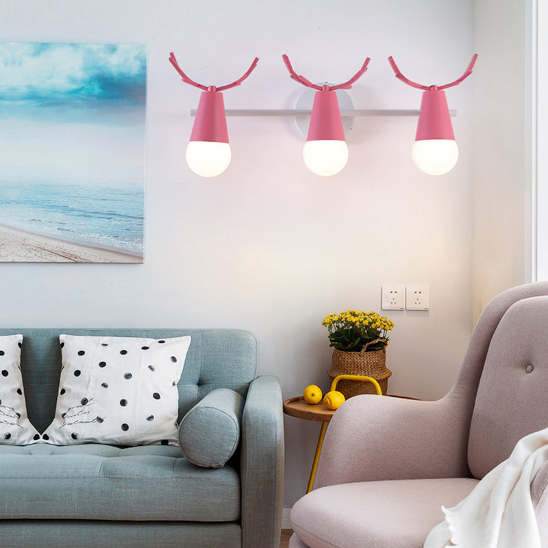 Mehrfarbige Wandleuchte, nordische, minimalistische Wandleuchte für Schlafzimmer