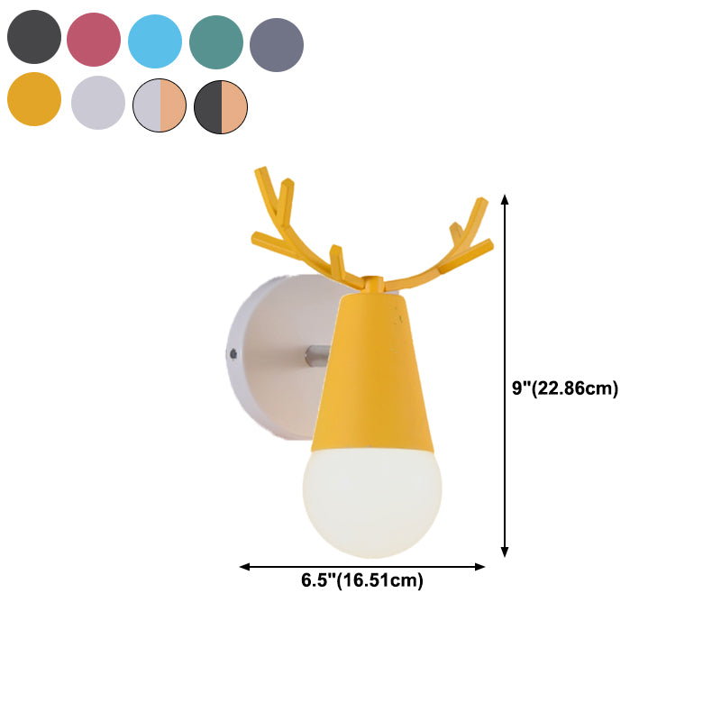 Mehrfarbige Wandleuchte, nordische, minimalistische Wandleuchte für Schlafzimmer