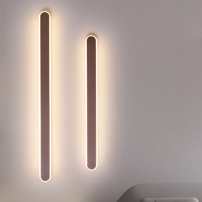 Modern LED Wall Mount Light 1-Light Wall Light with Acrylic Shade for Bedroom