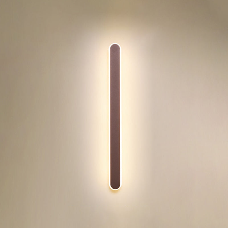 Modern LED Wall Mount Light 1-Light Wall Light with Acrylic Shade for Bedroom