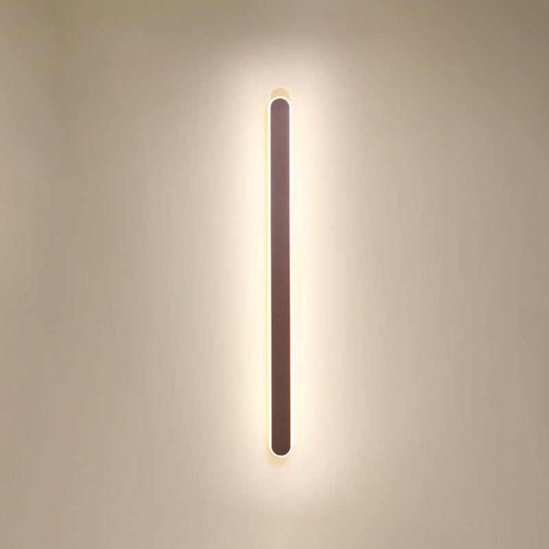 Modern LED Wall Mount Light 1-Light Wall Light with Acrylic Shade for Bedroom