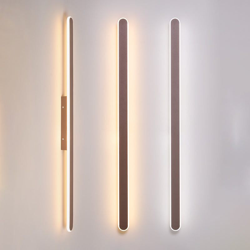Modern LED Wall Mount Light 1-Light Wall Light with Acrylic Shade for Bedroom