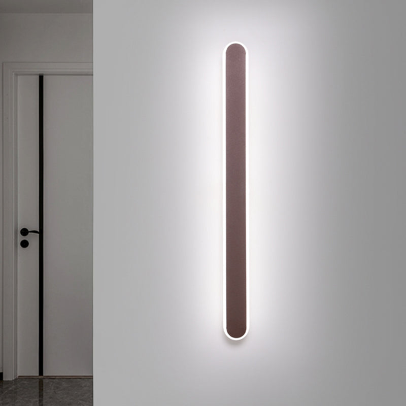 Modern LED Wall Mount Light 1-Light Wall Light with Acrylic Shade for Bedroom