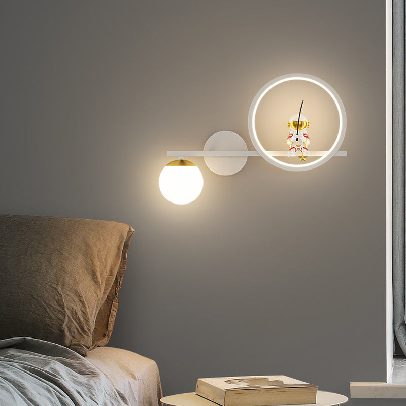 Contemporary Astronaut Wall Light Household Wall Lighting Fixture for Living Room