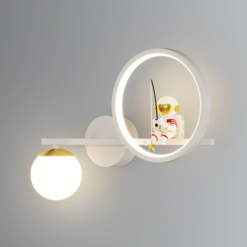 Contemporary Astronaut Wall Light Household Wall Lighting Fixture for Living Room