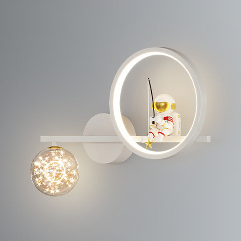 Contemporary Astronaut Wall Light Household Wall Lighting Fixture for Living Room