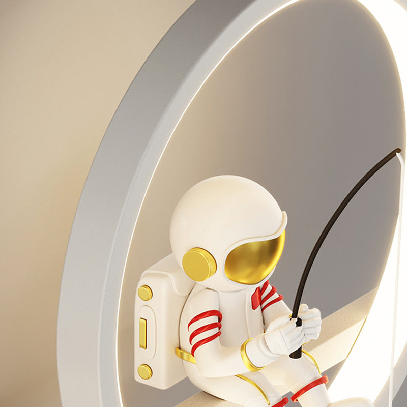 Contemporary Astronaut Wall Light Household Wall Lighting Fixture for Living Room