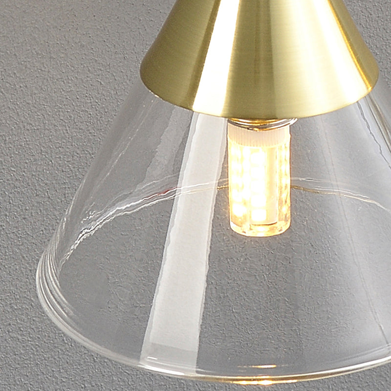 Minimalist Modern Style Vanity Wall Lamp Glass Vanity Light for Bathroom