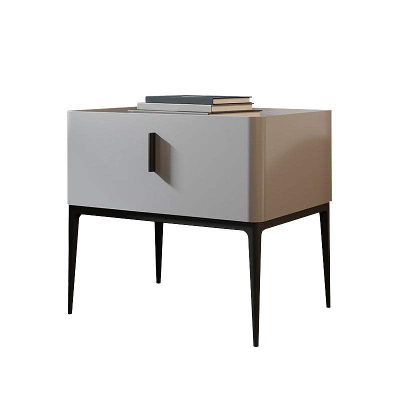 Wooden Drawer Storage Bed Nightstand Modern Night Table for Bedroom