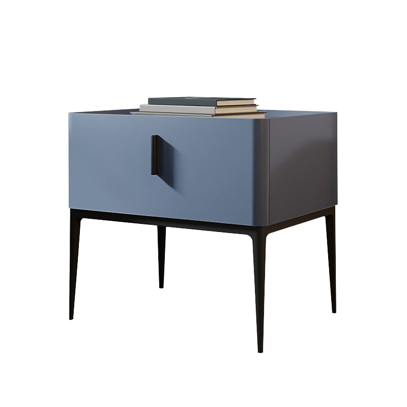 Wooden Drawer Storage Bed Nightstand Modern Night Table for Bedroom