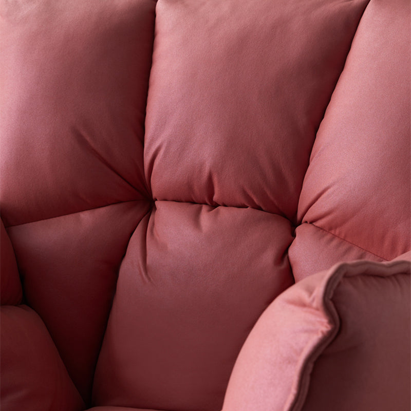 Faux Leather Arm Chair 28.3"L  x 28.3"W x 33.8"H Arms Included Chair for Bedroom