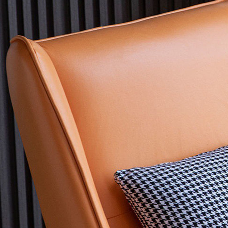 30.31"Wide Wingback Chair with Pillow Back and Basic Four Legs