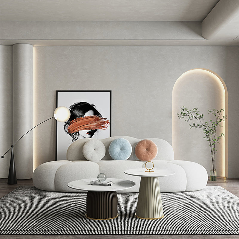 Contemporary Stationary Living Room Armless Standard Cushions Sofa