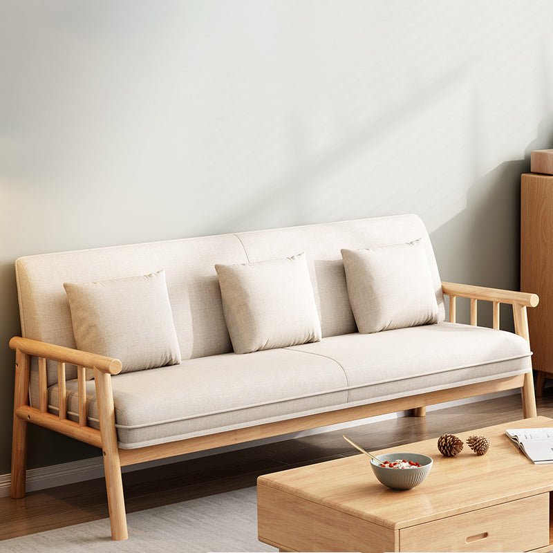 Linen Modern Tight Back Sofa 24"W Square Arm Sofa for Living Room