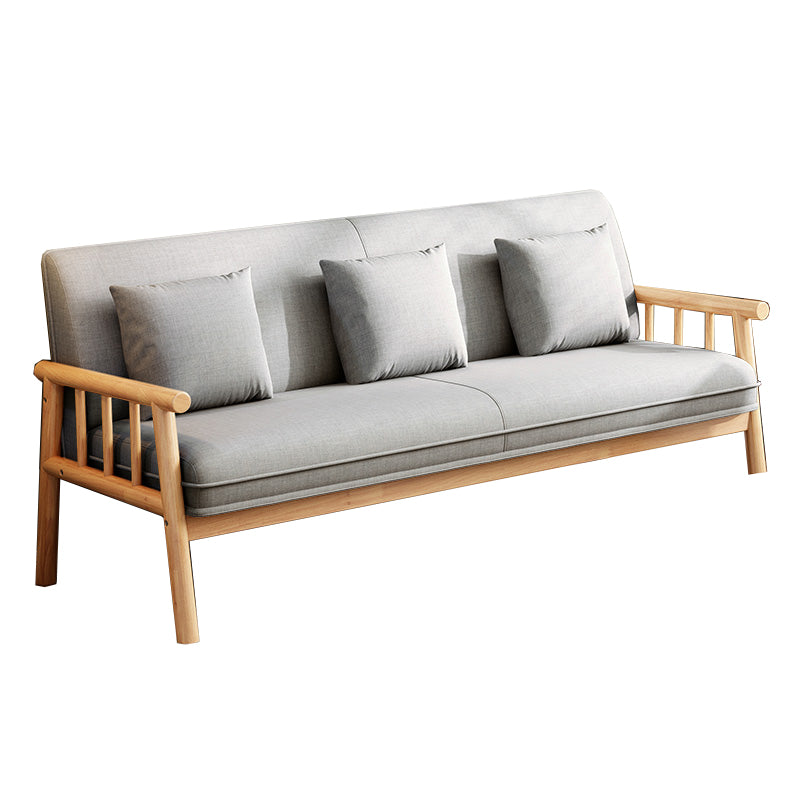 Linen Modern Tight Back Sofa 24"W Square Arm Sofa for Living Room