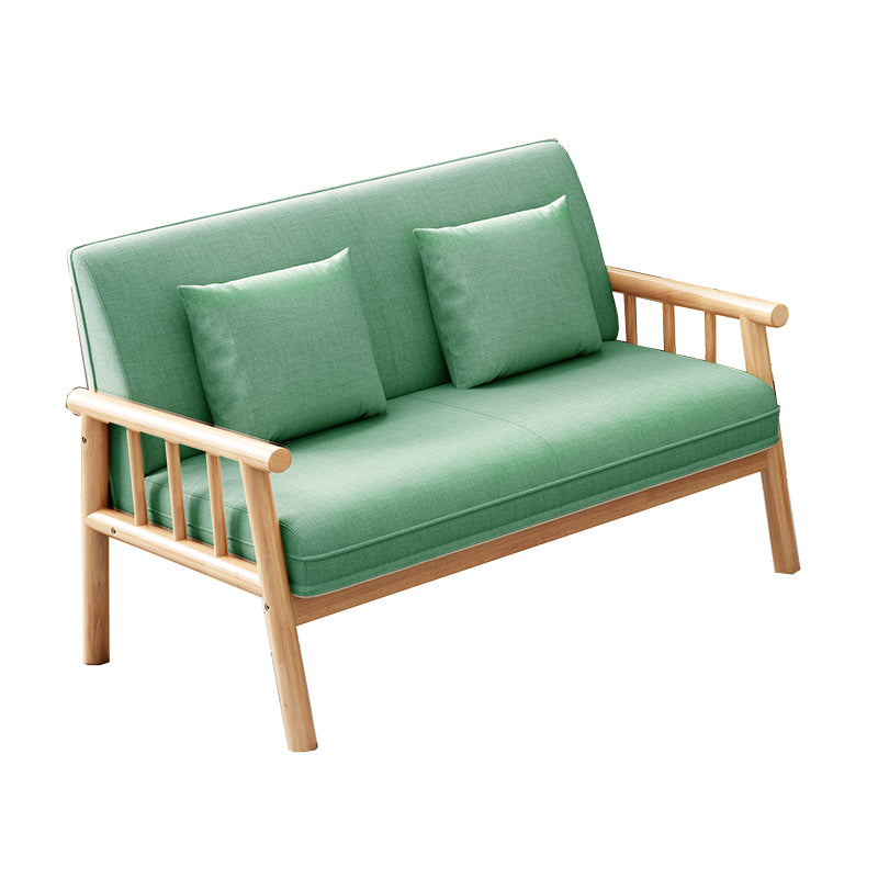 Linen Modern Tight Back Sofa 24"W Square Arm Sofa for Living Room