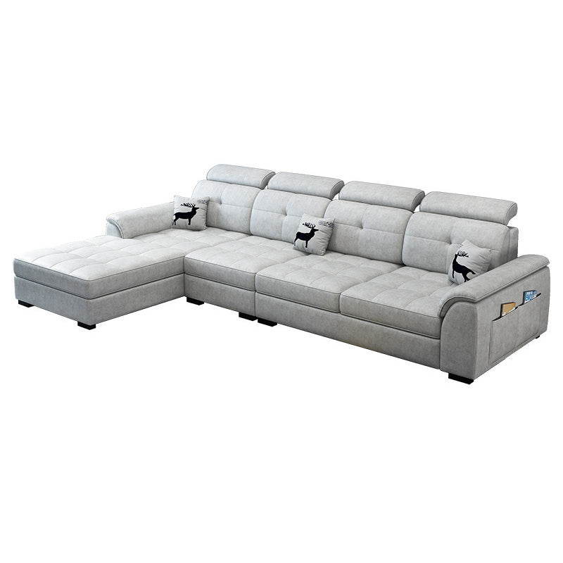 Nordic Style Sofa Bed Latex/sponge Seat Filling Imitation Leather Sofa