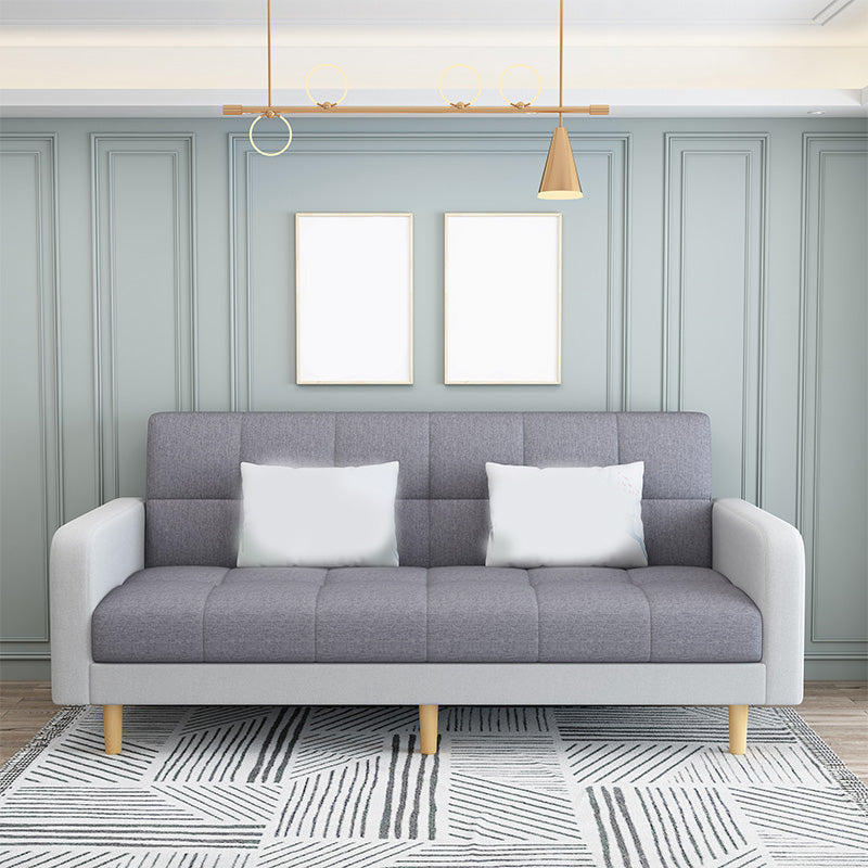 Tight Back Square Arm Sofa/Sectional with Storage and Convertible for Living Room