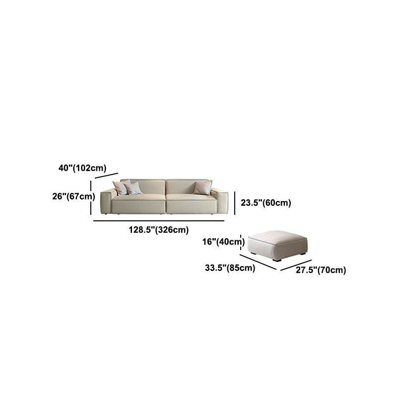 Contemporary Tight Back Square Arm Sofa/Sectional with Durable for Living Room
