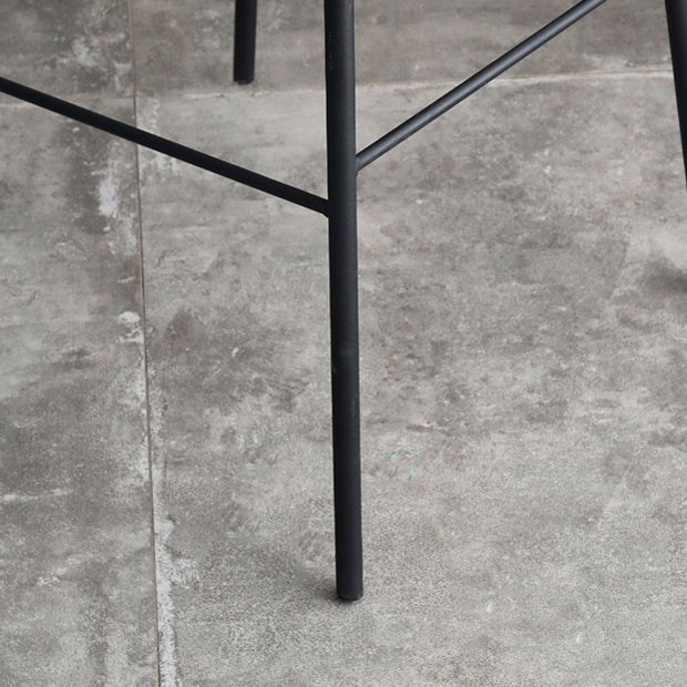 Contemporary Style Bar Stool PU Leather Counter Bar Stool with Metal Legs