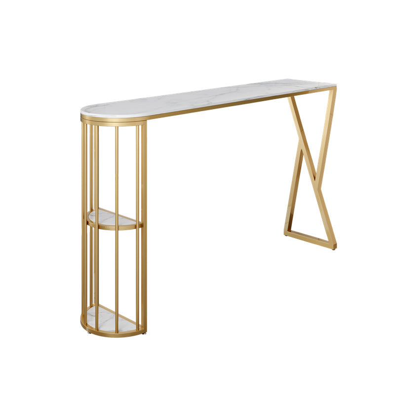 Glam 1/2/3 Pieces Sintered Stone Bar Table Set Fixed Table Counter Set  for Home Use