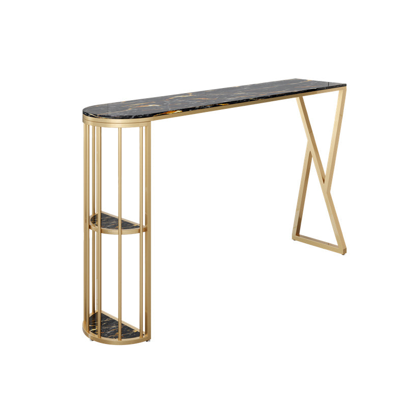 Glam 1/2/3 Pieces Sintered Stone Bar Table Set Fixed Table Counter Set  for Home Use