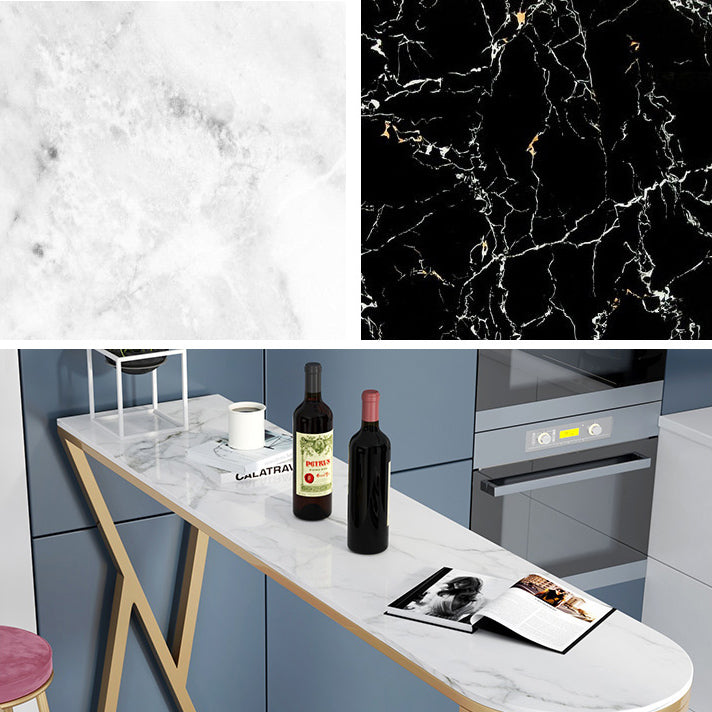 Glam 1/2/3 Pieces Sintered Stone Bar Table Set Fixed Table Counter Set  for Home Use