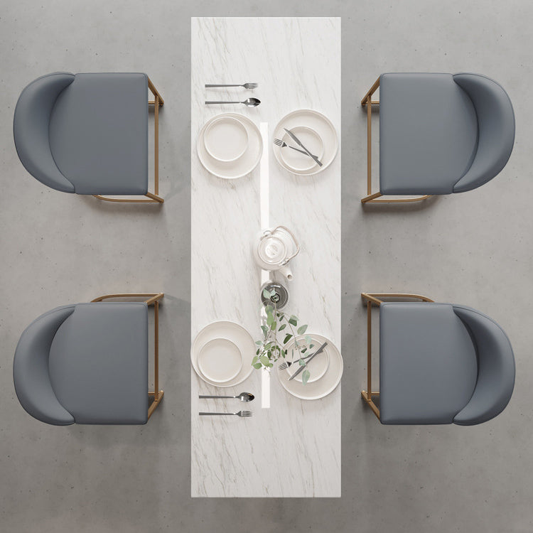 Glam 1/2/5 Pieces Sintered Stone Bar Table Set Rectangular Counter Set for Home Use