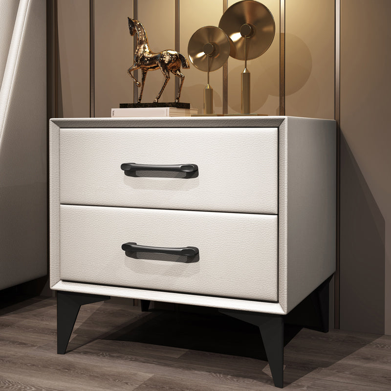 Contemporary Wooden Drawer Storage Bed Nightstand for Bedroom